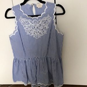Kate Spade Peplum Top